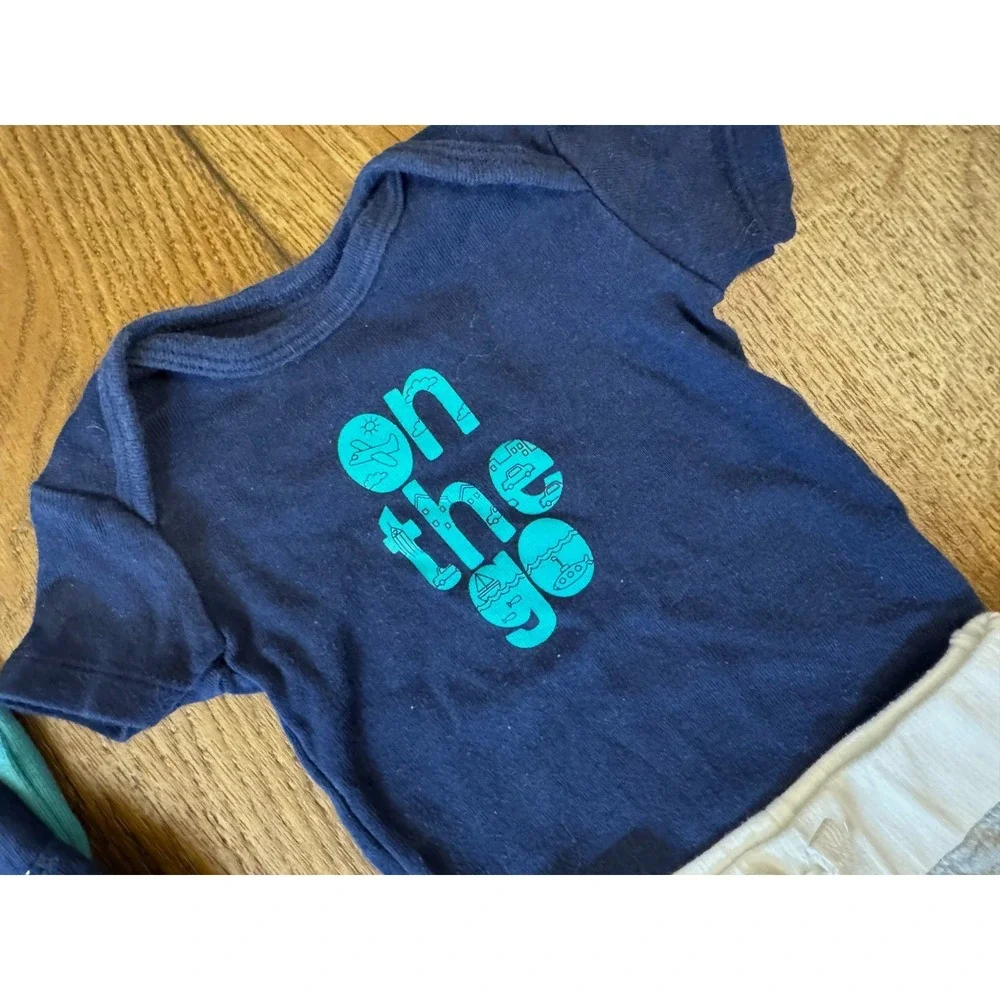 Carter's Boy 3 Months Summer Clothes Lot Outfits Shorts Shirts Bodysuits On Go - Picture 3 of 13